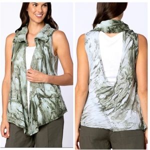 XVCI Maeve Tie Dye Linen Vest NWT